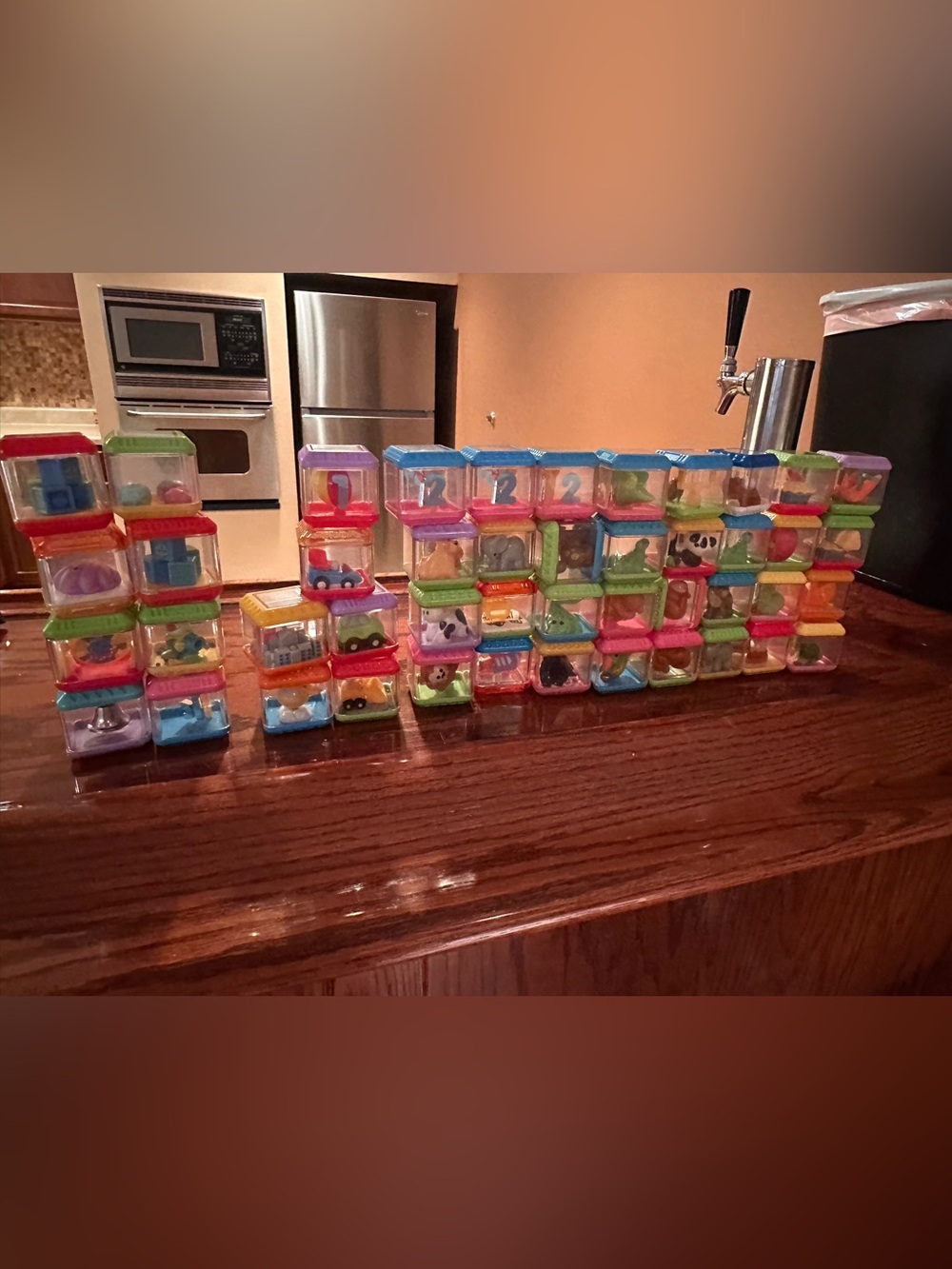 Fisher Price Peek A Blocks Lot of 46 Baby Toys